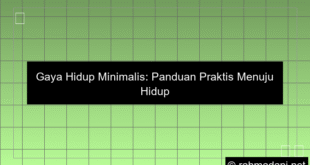 gaya hidup minimalis
