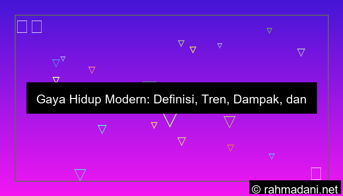 visual gaya hidup modern