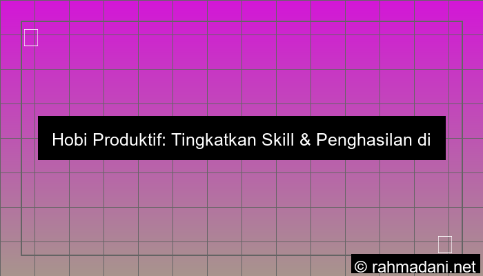 grafik hobi produktif