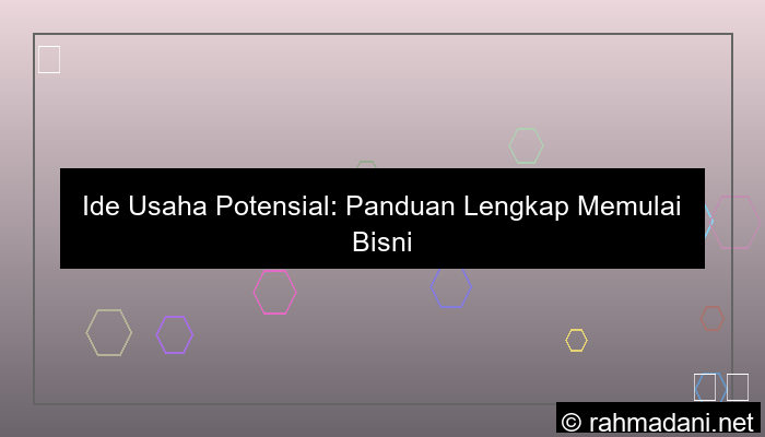 ide usaha