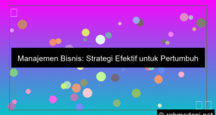 ilustrasi manajemen bisnis