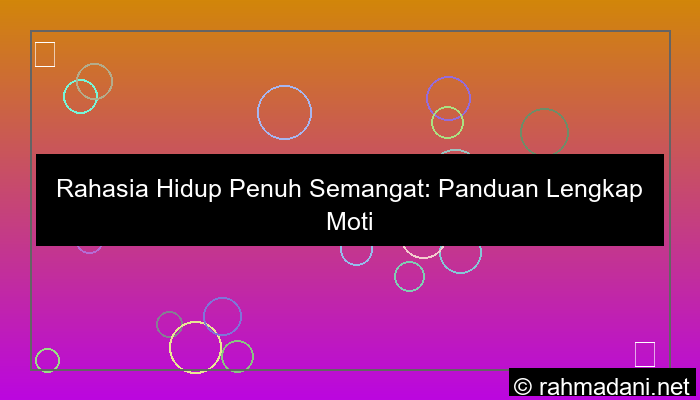 motivasi hidup