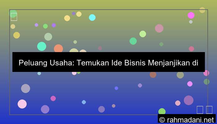 ilustrasi peluang usaha
