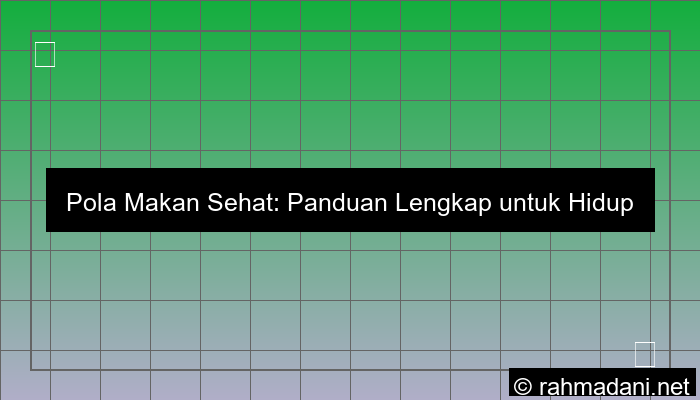 pola makan sehat