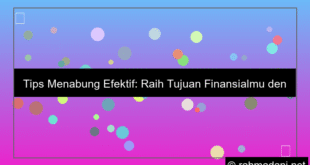 tips menabung