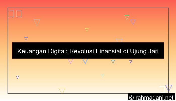 ilustrasi keuangan digital