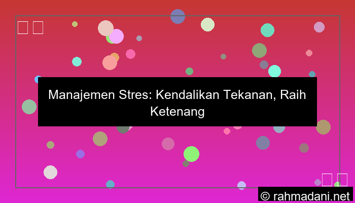 manajemen stres