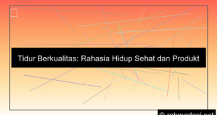 gambar tidur berkualitas