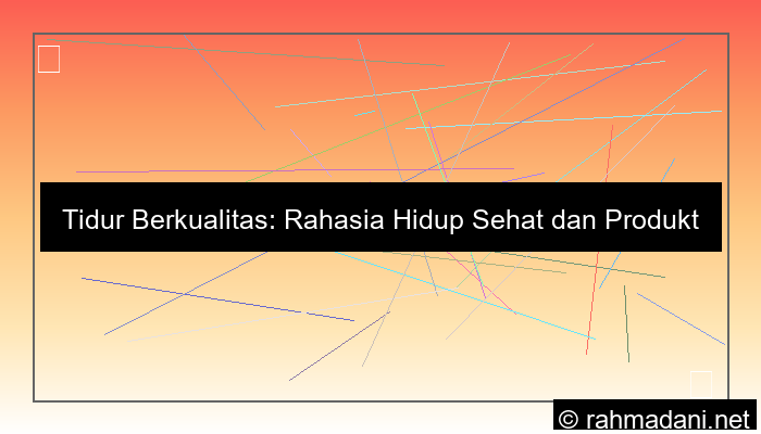 gambar tidur berkualitas